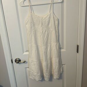 Jessica Simpson eyelet spaghetti strap dress